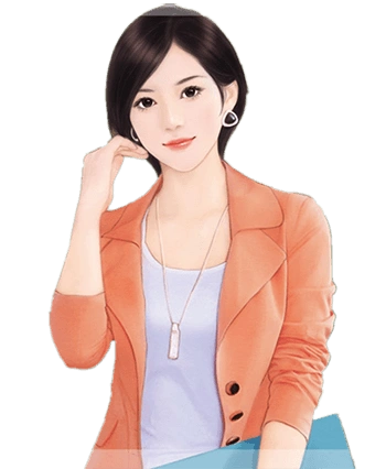 手绘现代职业女人