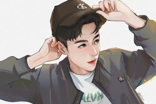 求一个张艺兴的动漫图可以用来做手机壳的那种