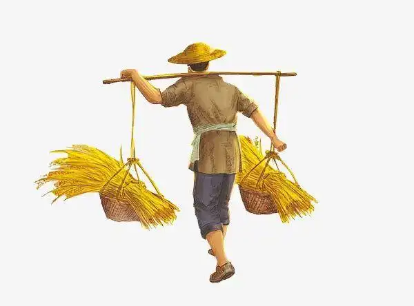 民间故事:扁担挑山