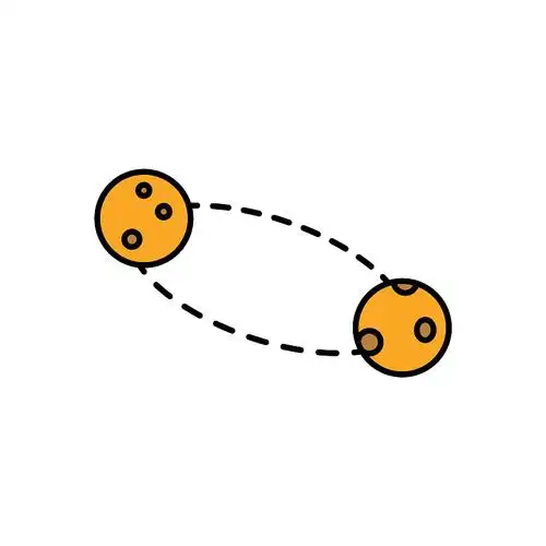 冥王星和它的卫星卡戎空间物体图片