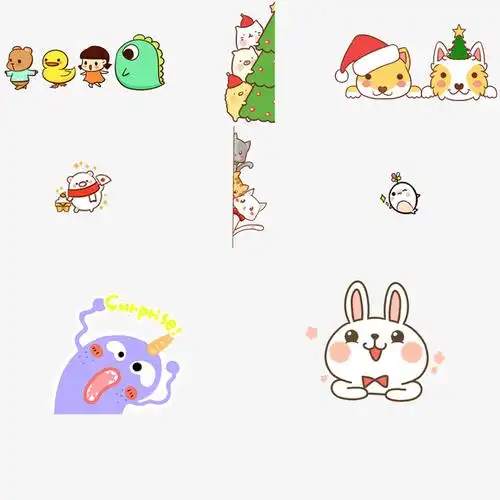 卡通小动物素材免费下载_觅元素