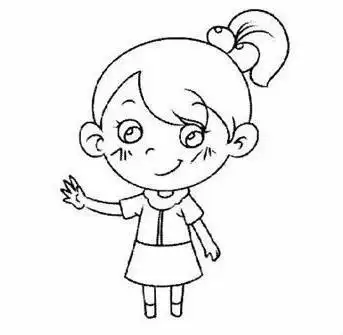 简笔画教程小女孩 简笔画教程小女孩可爱