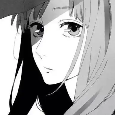 动漫头像丧女高清伤感的丧女黑白头像图片