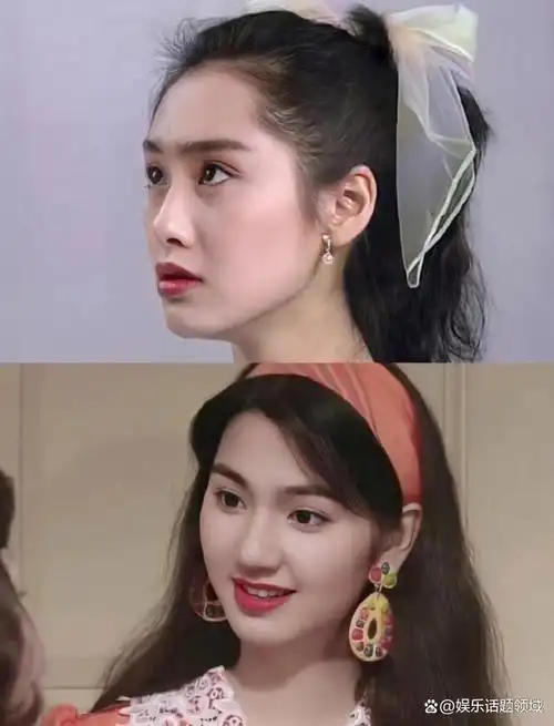 港星女明星年轻时风姿各异