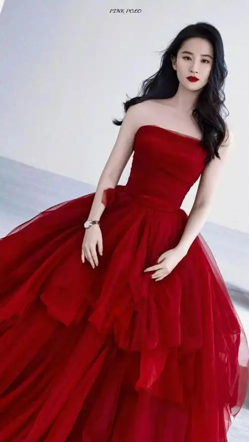 红裙刘亦菲,美艳绝伦