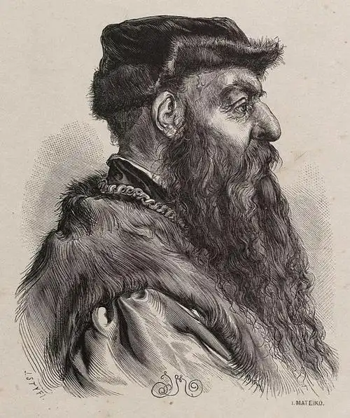 波兰画家马特伊科的素描作品欣赏艺术名画