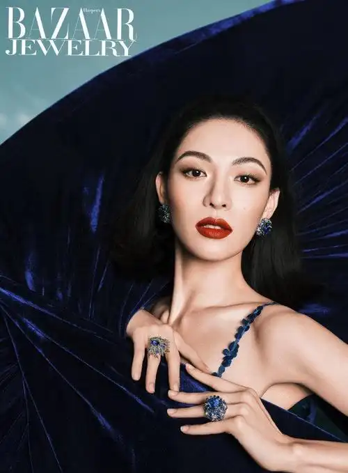 钟楚曦bazaarjewelry10月封面大片