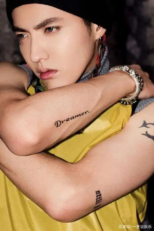 同样是纹身:吴亦凡a级,胡歌s级,只有他一人3s 笑了