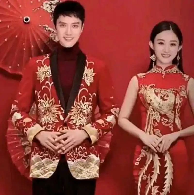 赵丽颖冯绍峰结婚照片回忆