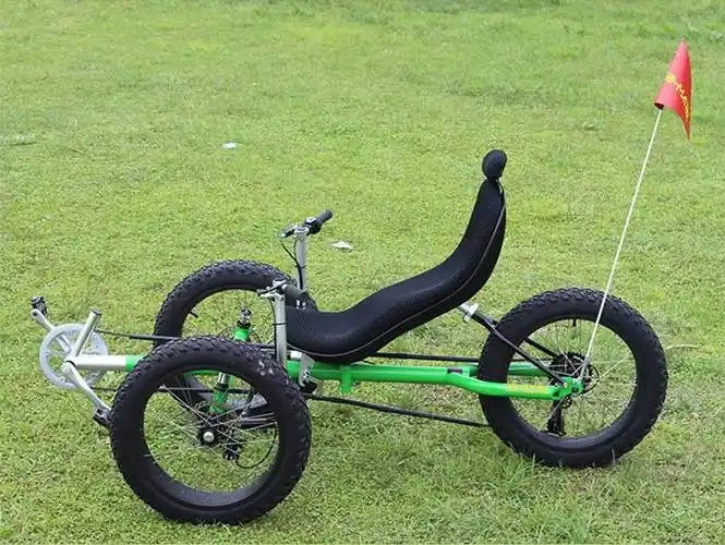 躺骑自行车 tri-matrix 躺车自行车20/26寸三轮雪地车沙滩车休闲骑行