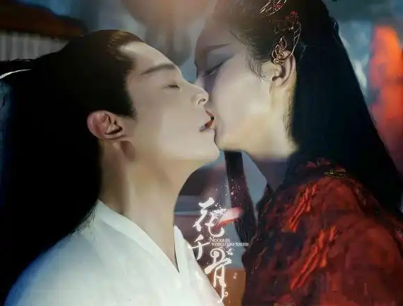 赵丽颖原来吻过这么多人林更新耳红最后和师父的吻戏亮了