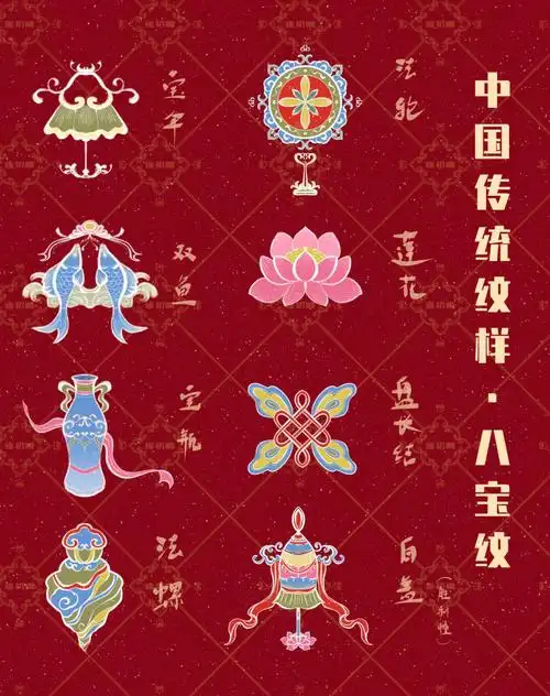 03原创中国传统纹样八宝纹创作练习03