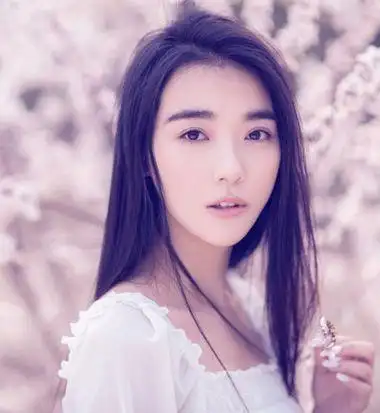 瓜子脸女生适合的发型 女学生瓜子脸长直发发型(4)