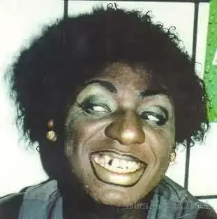 搞笑女人丑头像: 我只能像现在这样