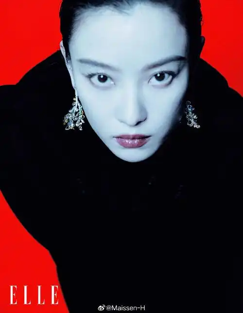 倪妮elle耀夜大片##倪妮elle12月刊封面
