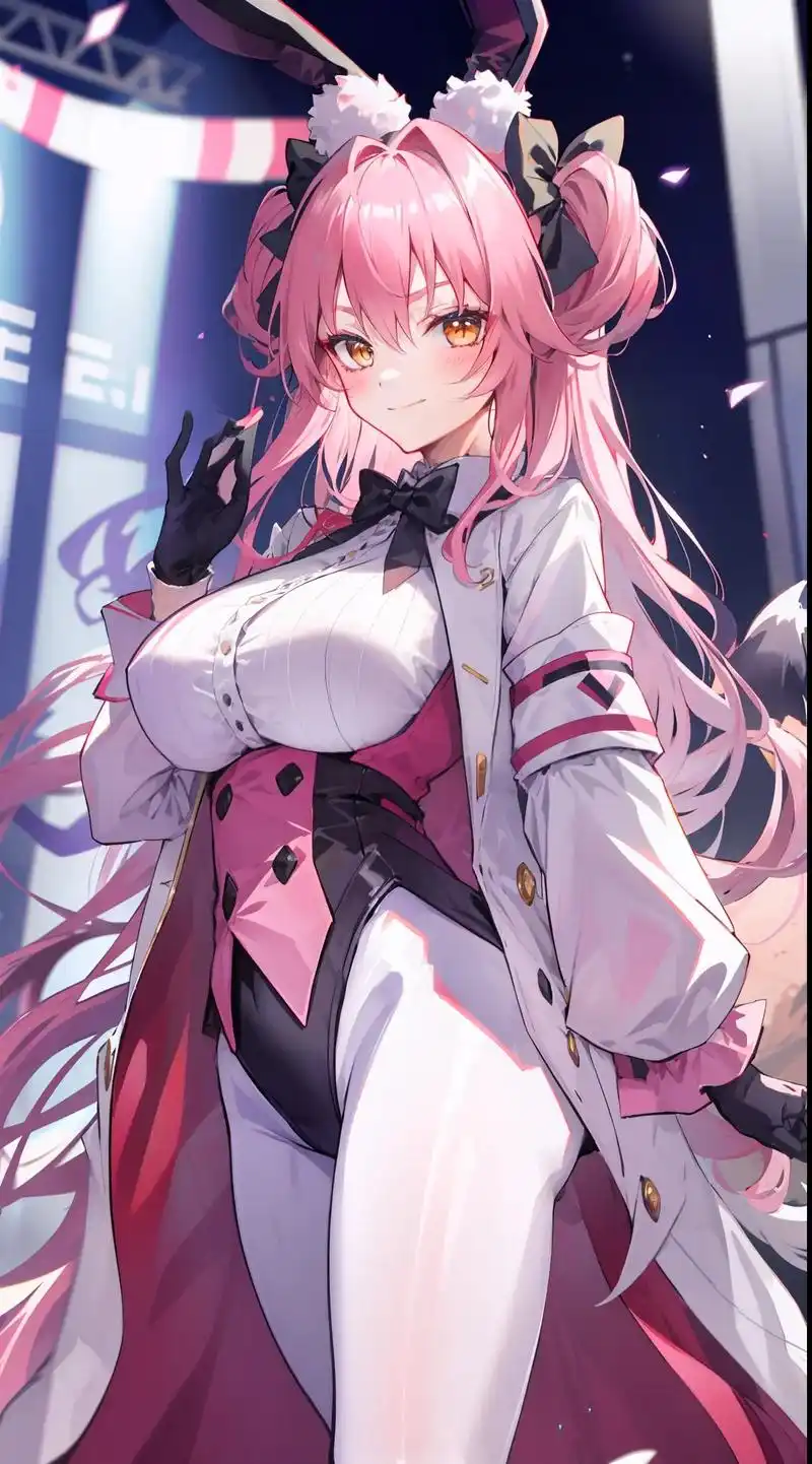 粉毛兔娘.灵感来源于腐狗里的粉毛 (本作品随时可能会下架)  - 抖音