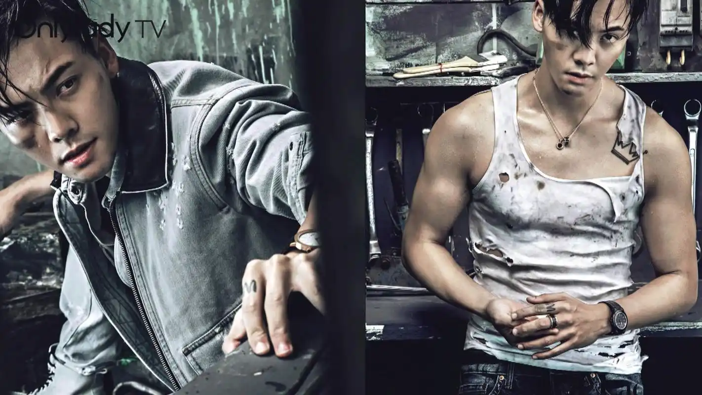 香港型男陈伟霆肌肉炫酷帅气写真图片桌面壁纸高清大图预览1920x1080