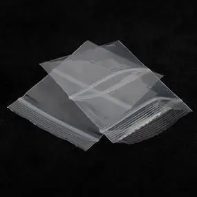 塑料袋自封袋5*7cm包装金银项链方便2道口密封袋透明封口袋200个