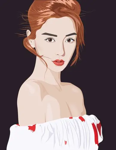 手绘的angelababy