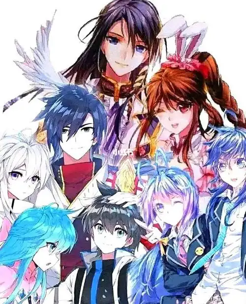 史莱克七怪合影