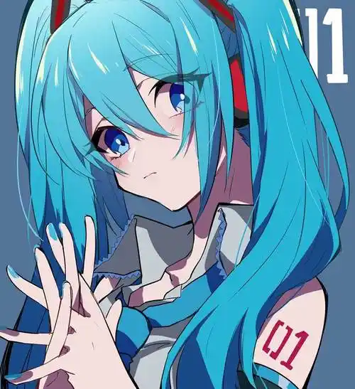 01猫间光的初音未来插画图片