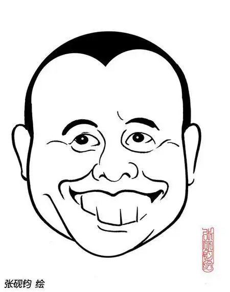 收集潘长江的漫画像,最好能提供作者署名