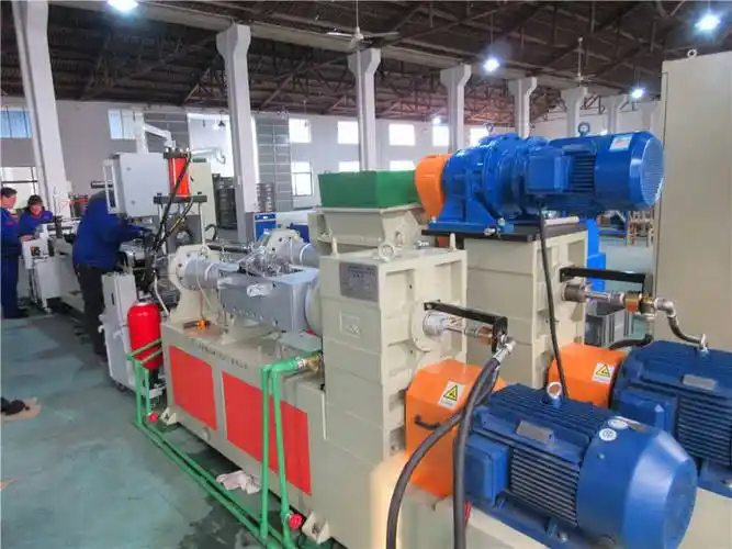 三螺杆造粒机三螺杆塑料造粒机三螺杆挤出机三螺杆造粒代加工生产工艺