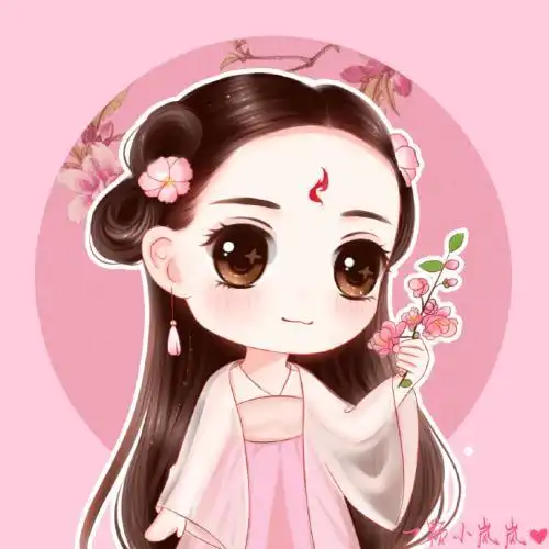 迪丽热巴q萌头像