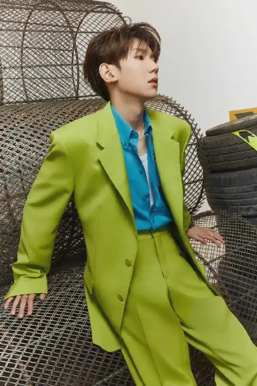 王源薄荷绿生日大片##王源1108生日快乐