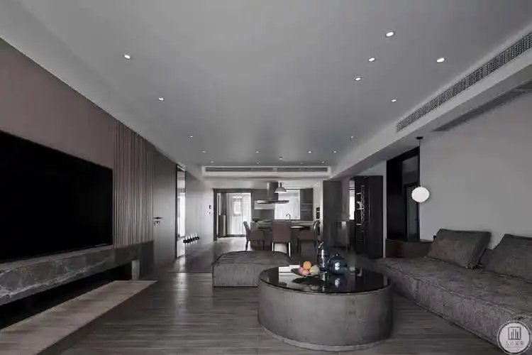 黑白灰色系#无主灯设计#黑白灰简约搭配#极简主义的家#室内设计#装修