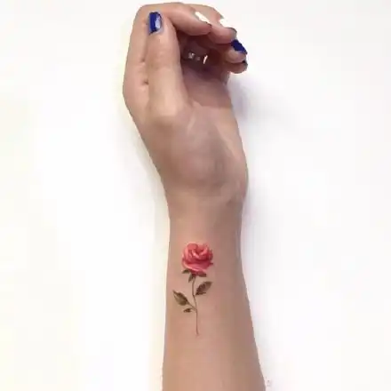 一组手腕简约小清新纹身图案作品