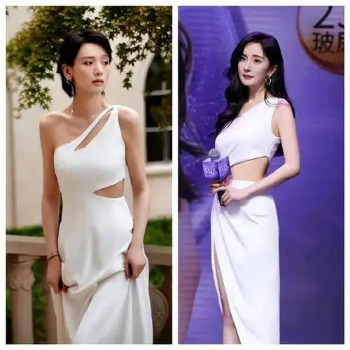 刘恺威现任前任都是一身黑白配,一个又酷又飒一个婀娜性感,有福