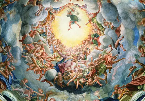 宫廷天使 欧式油画天顶天花艺术壁画