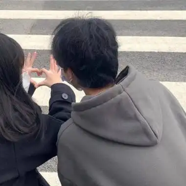 唯美情侣秀恩爱头像一对两张浪漫情头真人最新高清图片大全