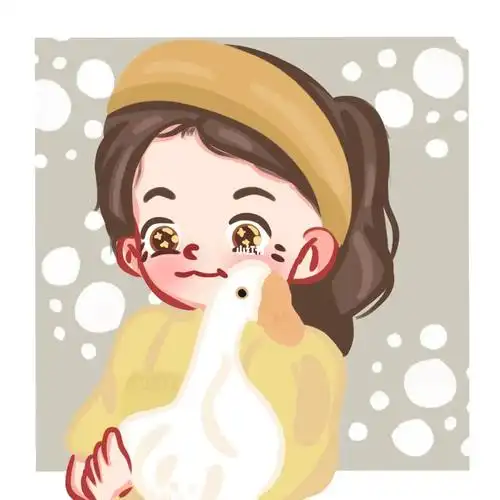 原创q版头像报鸭谭松韵