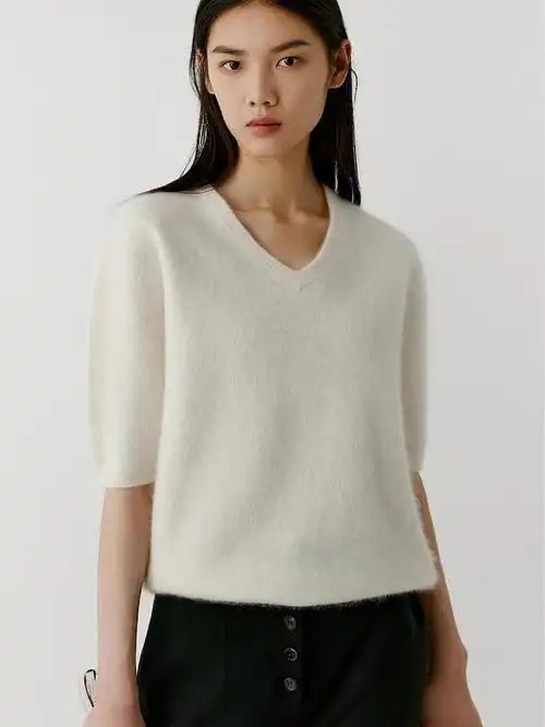 icicle之禾羊绒v领针织衫