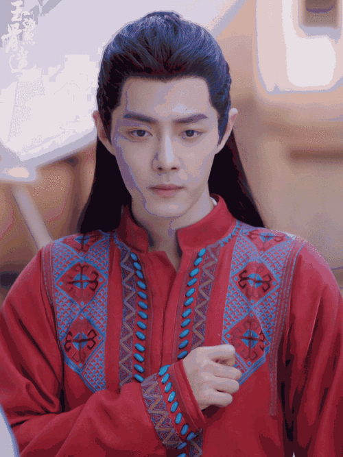 玉骨遥超话|#肖战1005生日快乐#|#肖战时影#红衣时影夫君.