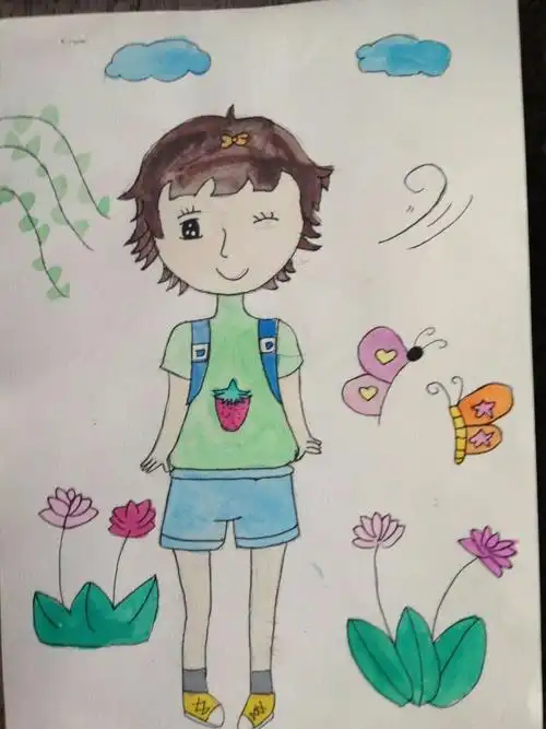 安阳红庙街小学四年级美术作品展