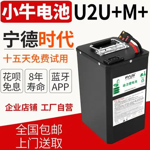 小牛u2电池直上宁德时代代电改装ub电动车电动车电池