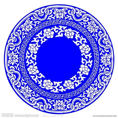 青花瓷 纹样设计图__花边花纹_底纹边框_设计图库_昵图网nipic.com
