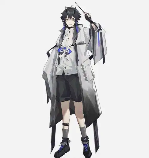 日系风格男性立绘(live2d) - 米画师