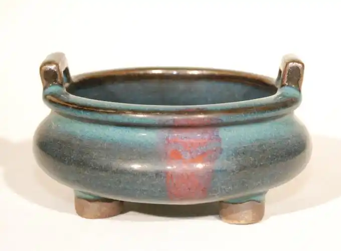 本作者保真条码     [] 钧瓷香炉   评价:妙品   编号:-811361