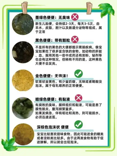 宝宝便便93图解颜色对照表