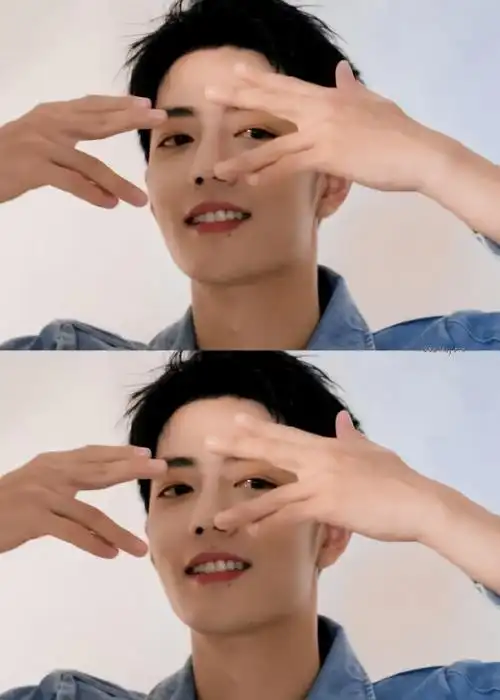 剪刀手的宝贝可爱得冒泡#肖战海边大片花絮##肖战