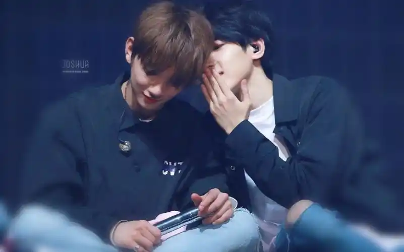 seventeen全圆佑洪知秀圆刷情窦初开刚好遇到你