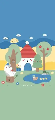 适合当背景图壁纸的可爱图片