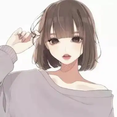 漫画图片女生手绘头像高清好看的高冷手绘女头图片