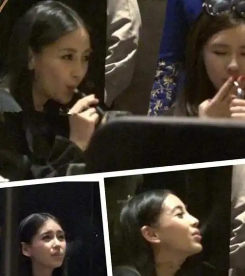 早些年杨颖在香港发展时就曾被狗仔拍到抽烟的照片,当时杨颖承诺会