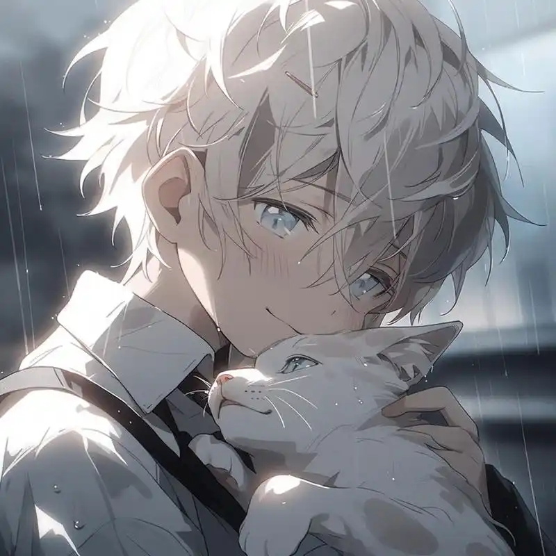 帅气高冷的动漫男头