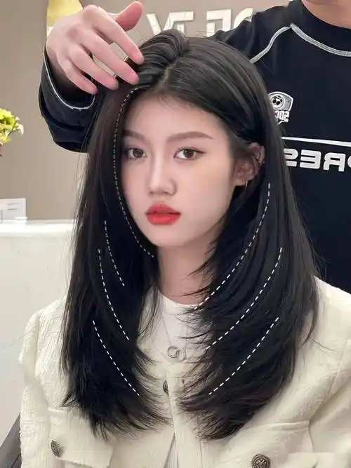 " 高层次中长发 " 搞起!_发型_层次感_效果